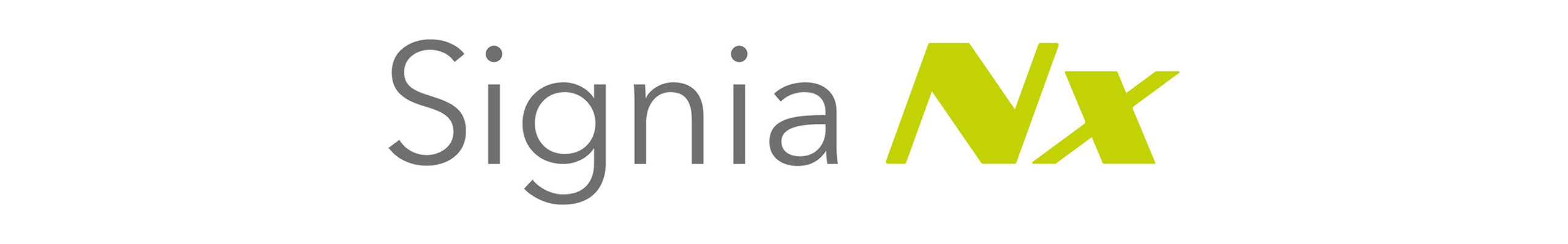 Signia Nx med OVP <br>för en naturlig egen röst och snabb acceptans.
